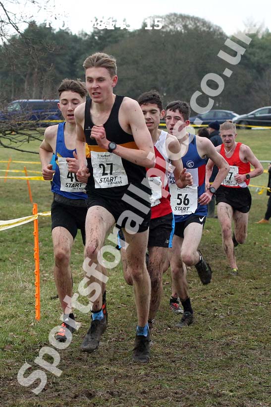 Junior mens Northern Cross Country Champs., Camp Hill Estate, Kirklington.  Photo: David T. Hewitson/Sports for All Pics